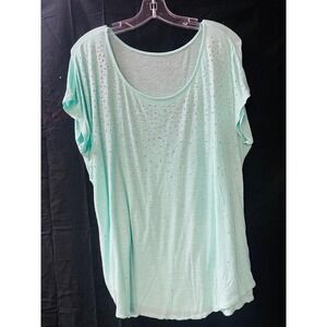 Green short‎ sleeve shirt size xl